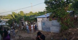 CortesíaLugar donde se reportó el caso en Loma Roja, en el barrio Me Quejo.