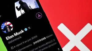 Pantallazo de la aplicación X. AFP