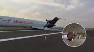 El incidente involucró el Vuelo KRE140 de Aerosucre.Cortesía