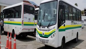 Estos dos son los primeros municipios que confirman las nuevas tarifas de transporte. Foto: CORTESÍA ALCALDÍA DE BELLO