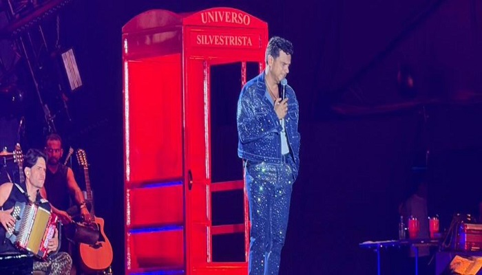 Silvestre Dangond durante su presentación en Cali. Foto: David López / EL TIEMPO.