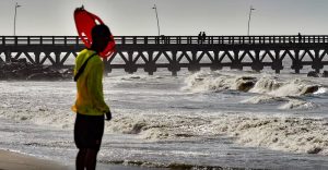 Jeisson GutierrezEl fenómeno se incrementa gracias a los fuertes vientos que golpean el Caribe los ultimos meses del año.