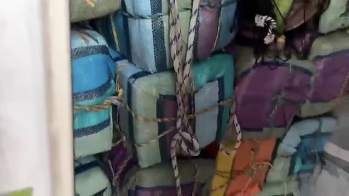 Droga decomisada por la Armada Nacional Foto: Armada Nacional.