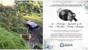 El accidente en el que fallecieron Rodrigo Giraldo y Marta Dolly Tamayo ocurrió en la autopista Medellín - Bogotá. FOTO: Cortesía