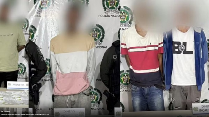 creditosFotografía de cortesía por la Policía Metropolitana de Barranquilla.