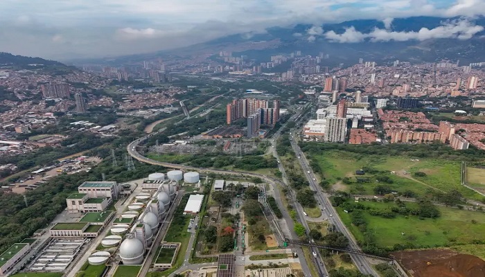 Los trabajos para descongestionar esta zona comprenden el intercambio vial de La Seca (tablero norte – sur) y el Bulevar del Norte. FOTO: Cortesía Alcaldía de Bello