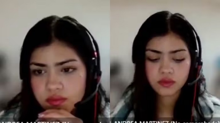 Alias Gabriela durante la audiencia en la que se confirmó su condena. Foto: API