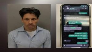 Michael Jamie Inofuentes, de 45 años, fue condenado con base a evidencias, como esta conversación, que mostraban sus vínculos con una menor de edad a la cual embarazó. FOTOS: CORTESÍA