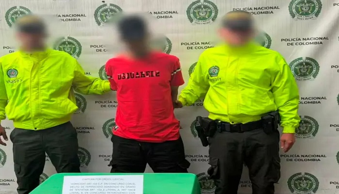 Alias Gafas fue detenido por la Policía en Pereira. FOTO: Cortesía Policía