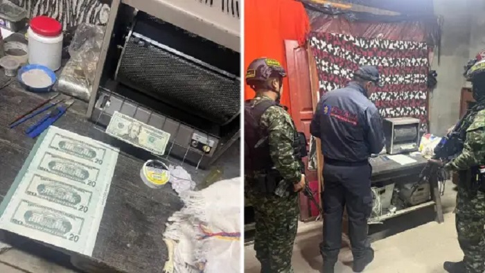 Desmantelan fábrica de billetes falsos en Boyacá: hallaron más de $1 millón de dólares -Quinta División del Ejército Nacional