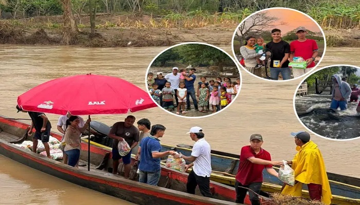las huellas de la inundación en Córdoba. Foto: cortesía Juan Diego Martínez y Rafael Santos Navarro Mesa.